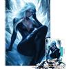 XDryRUY Puzzle per adulti da 1000 pezzi Regina di Ghiaccio arte fantasy stimola la concentrazione ideale per il taglio decorazione divertimento e relax regalo di Natale accogliente (50x75cm)