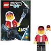 LEGO Hidden Side Minifigure - Jack Davids (Red Jacket, Backwards Cap and Dual Faces) with Ghost Smartphone 70437