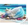 MZLPRWGQKTFD Conchiglia Stella Marina Puzzle 1000 Pezzi Carta per Adulti Spiaggia Mare Relaxar Arredo Casa Regalo 70x50cm/1000pcs