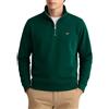 GANT Felpa da Uomo Reg Shield Half Zip Sweat, Verde Foresta, XL