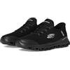 Skechers Glide-Step Zefyr - Sneaker da Uomo, Senza Lacci, Senza Mani, Nero, 11.5 Wide