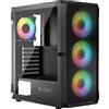 Logic PORTOS ARGB MINIDI USB 3.0 Case Black