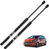 WateryWave 2X Ammortizzatori Posteriori per Nissan Micra Mk5 (K14) 2016-2022 | Nero Molle a Gas Portellone Posteriore Ammortizzatori Cofano Posteriore per #904505FA1A, 90450-5FA1A
