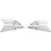BIKE-label piccolo 3D Imbottitura Laterale di Trazione del Serbatoio del Gas kneepad Tankpad Nido d'ape Bianco X800823VA