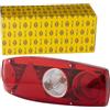 HELLA 2VA 341 419-011 Luce posteriore, Caraluna II, Lampadine, 12V, Montaggio, interno, avvitato, Colore diffusore luce: rosso, Spina: Spina piatta, Sx, Quantità: 1