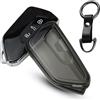 Baisirui Custodia protettiva per chiave auto Baisirui compatibile con VW Golf 8 in TPU, custodia protettiva per chiave auto, accessori per chiave auto (nero trasparente)