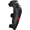 LS2 Rookie Protezioni per le ginocchia, nero/rosso, XL - 3XL