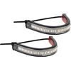 QMFEZL Indicatori Moto Segnale Luce 2 Pezzi 12V LED Anello Forcella Striscia Lampada Lampeggiante Lampeggiante Moto Indicatore Di Direzione E DRL Moto Lampeggiatore Accessori