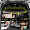 MadongJ Copertura per Bagagliaio Retrattile per MG ZS Hybrid+ Luxury (2024), Posteriore Tronco Privacy Cappelliera Cargo Coperture Bagagliaio