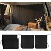 Huiguli 4 Pezzi Tende Privacy Auto, Separatore e Oscuranti Finestrini SUV | Tenda Separatore Posteriore e Tendine Oscuranti Finestrini Auto in Pongee, Per Privacy, SUV e Camper