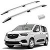 TURTLE Compatibile con Opel Combo Life 20192024 / Barre portatutto Crown Versione Corta | Grigio