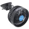 COMPASS Mitchell - Ventilatore per auto con ventosa, ventilatore per aria condizionata, piccolo / mini ventilatore, ventilatore per auto, refrigeratore, 115 mm, 12 V