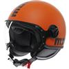 Generico Momodesign Casco Momo FGTR Classic E2206 Mono Arancione Nero Orange Black (XL: 61)