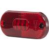 HELLA VALUEFIT 2TM 357 009-111 Luce posizione posteriore, LED, 24V, Montaggio, esterno, colore diffusore luce rosso, Cavo 150mm, Spina Manicotto spina piatta, Sx/Dx, Quantità 1