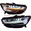 DHYBXYUPL Una Coppia di Luci Anteriori for Auto Compatibile for Audi A6 C7 2012-2018 Accessori A6L Fari DRL Indicatori di Direzione Lampada di Montaggio(2012-2015)