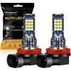 Yifengshun 2 lampadine LED H8 H9 per fendinebbia anteriori e luci di marcia diurna 12 V con 24SMD 3030