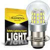 Ruiandsion 1 pezzo P15D H6M LED Fari Moto 10-30V 12V 24V 1000LM 6000K Bianco 3014 39 Chip Anabbagliante/Abbagliante Super Luminoso per Moto ATV UTV, Non Polarizzato