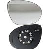 MUNDIK Vetro Specchietto Retrovisore, per Nissan Juke 2010-2013 Cube 08-13 Sinistro O Destro Specchio Sostituzione, Riscaldabile Impermeabile,Right-1pc