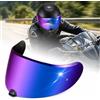 PSLER per HJ-20M Visiera Casco Moto Ricambio Compatibile con HJC FG-17, IS-17, FG-ST, C70, C70N, Visiera Protettiva Anti-Graffio e UV, Pinlock Ready(Arcobaleno)