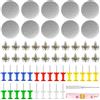 WZHHDM Set di riparazione per tettuccio auto, 65 pezzi, rivetti per riparazioni auto, baldacchino, riparazione con spille, cacciavite, metro a nastro per tutte le auto