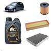 OP Kit tagliando 3 filtri + 3L olio 5W-30 IPC C2 compatibile con Citroen c3 i 1.1 LPG Benzina/gasauto (gpl) 2006-2009