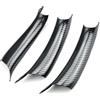 Generic For BMW X5 F15 X6 F16 2014-2018 Maniglia interna della porta Copertura ABS Nero Fibra di carbonio Protezione Pull 3 Pezzi LHD RHD(Carbon LHD 3 Pieces)