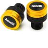 HUISI Tappo for foro specchietto retrovisore CNC, bulloni, copertura adatti for BENELLI 502C 752S TRK 702 502X 251 Leoncino 500 250 TNT 125 300 600(Gold)