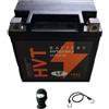 farbrothersonline COMPATIBILE CON H ARLEY D AVIDSON XLN Iron 883 2010 A 2019 BATTERIA LP YTX14HL-BS GEL (SIGILLATA GIA' CARICA) 12V/14AH BATTERIE 220CCA PER MOTO HARLEY 149X87X144