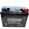 FAR BATTERIA MOTORPARTS-MINARELLI COMPLETA A GEL SPECIFICA MOTO SCOOTER YB4L-B GEL 12V 4 AH COMPATIBILE CON PIAGGIO VESPA LX 2T 50 2T 09 > 13