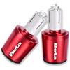 HUISI Misura for Beta Evo 250 300 80 Junior Senior RR 125 200 350 390 430 450 480 2T SM 4T Manopole Moto Manubrio Cap End Maniglia Tappi(Red)