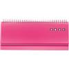 Agendepoint.it Planning settimanale 2027 spiralato copertina in PVC 10x30cm (Fuxia, Neutra)