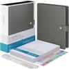LUX PRODUCTIVITY LUX PRO A5 - Agenda giornaliera e appuntamenti - Diario di gratitudine, diario benessere e pianificatori settimanali non datati - Diari da scrivania per donne e uomini - LUX Productivity (grigio