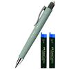 Faber-Castell 133365 - Portamine Poly Matic, 0,7 mm, colore: Verde menta + ricariche