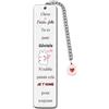 FCZIVA Segnalibri Nipote Figliola Regali Di Compleanno Natale Ispirare Regali Personalizzati Ti amo Torna A Scuola Sconto Gradi Migliori Auguri Accessori Libro Per Amatoriali Lettura Segnalibro