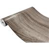 DecoMeister Pellicola Adesiva per Mobili 90x210 cm - Carta Adesiva Effetto Legno per Rivestimento Mobili Cucina e Tavoli - Pellicola Decorativa Lavabile e Impermeabile - Rovere Sonoma Tartufo