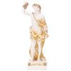 BeautifulGreekStatues Statua di Dioniso Bacco Dio greco del vino Uva-Vendemmia Scultura in alabastro oro 15,2 pollici