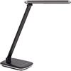 MAUL Lampada da tavolo a LED MAULJazzy, dimmerabile, compatta da ufficio, con connettore USB tipo A, lampada da scrivania dimmerabile con temperatura di colore 4000 K, colore nero