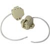 NYMFEA yaoqijie Portalampada in Ceramica R7S da 2 Pezzi, Base portalampada Bianco Sporco AC 110-250 V, 75-1000 W for Testa della Lampada a ioduri Metallici Single-Ended Lasting
