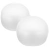 Healvian 2 Pezzi Modellatore per Cappelli Gonfiabile in Pvc Bianco, Supporto Leggero e Portatile per Cappellini da Baseball, per Viaggi e Conservazione Ordinata