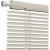 AJTXCSFOQL Senza Foratura Tende Veneziana in alluminio 120 135 118 104 98 cm, 25mm Veneziane da Interno/Esterno per Finestre, Protezione dalla luce e ai raggi solari, Kit di montaggio incluso(Beige)
