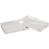 Getdoublerich Cornice per foto in acrilico, trasparente, magnetica, espositore per poster, per casa, ufficio, scrivania, cornice impermeabile (7,5 x 10,5 cm)