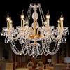 Generic Europeo Lusso Cristallo Lampada a Ciondolo Soggiorno Ristorante Camera da Letto Villa Hotel Negozio di Abbigliamento Salone di Bellezza Lampadario (C 8 luci)