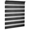 emmevi Tenda a Rullo Finestra Porta Interno Casa Ufficio Kit Montaggio Parete Telaio No Fori 60x180 Nero