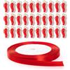 HAPZUR Set 30 Pezzi Portachiavi Corno Portafortuna Bomboniere Laurea, Ciondoli per Collane, Regali di Natale, Regali di Matrimonio (Rosso)