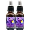 FEI FAN 2x Fragrance Oil Per Umidificatori e Brucia Essenze. Disponibile In Diverse Fragranze 20ml (IRIS)