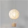 ESIYUVO Lampadario per cameretta dei Bambini Montessori Decorazione Semplice e Creativa per la testiera della Camera da Letto di Bambine e Bambini, a Forma di Mongolfiera