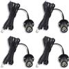 Jwthee 4pcs Dimmable LED Mini Spotlight, 5V LED LED Light Gioielli Visualizza luci di armadio USB Luci armadio Spotlight per esposizione modello di gioielli Modello (Luce naturale)