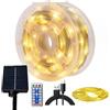 Beafaeur Luci Solari Da Giardino Catena Luminosa Esterno 30 Metri,300 Led Catena Luce Campeggio Batteria Luci Giardino Energia Solare E Usb Carica,Luce Solari Da Giardino Decorative Balcone (trasparente)