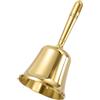 QUARKZMAN Sonoro Manuale, Campanello Da Tavolo Piccolo Da 2.6 Per Matrimoni E Servizio Al Ristorante, Campanello Vintage In Ottone Per Ristoranti, Anziani, Meditazione, Colore