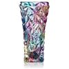 Puremagics Vaso di cristallo colorato con texture unica a forma di ghiacciaio, alto 30 cm, resistente, grande vaso da fiori per tavolo da pranzo, cucina, ufficio, casa, mensola, matrimonio, soggiorno